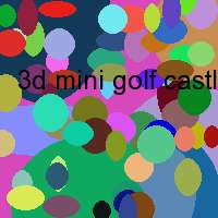 3d mini golf castle